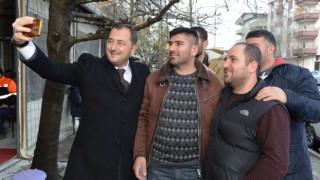 BAŞKAN YÜKSEL ÇINARLI ESNAFINI ZİYARET ETTİ