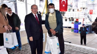 BÜYÜKŞEHİR BALIKÇILARA DESTEK OLMAYA DEVAM EDİYOR