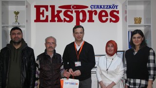 OPTİMED’TEN EKSPRES’E ZİYARET