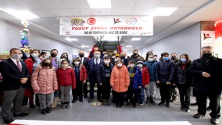 YUSUF ŞENEL ORTAOKULU’NDA FEN LABARATUARI AÇILDI