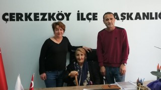 90 YAŞINDA İYİ PARTİ’YE ÜYE OLDU