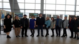 ‘BİZİM FIRÇAMIZDAN’ RESİM SERGİSİ AÇILDI