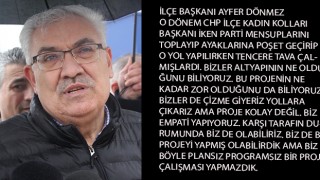 ÇETİNTAŞ; “BİZLER DE ÇİZME GİYER YOLLARA ÇIKARIZ”