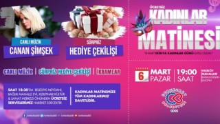 8 MART KADINLAR GÜNÜ’NÜ CANAN ŞİMŞEK KONSERİ İLE KARŞILIYORUZ