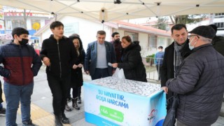 DÜNYA SU GÜNÜ’NDE TASARRUFLU KARTUŞ DAĞITILDI