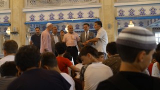 BAŞKAN ÇETİN, YAZ KUR’AN KURSU ÖĞRENCİLERİNİ ZİYARET ETTİ