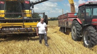 ÇERKEZKÖY’DE BUĞDAY HASADI BAŞLADI