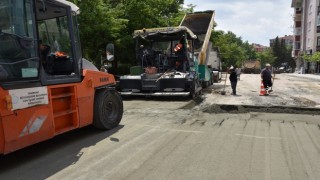 KAPAKLI İLÇESİ HÜRRİYET CADDESİNDE BETON YOL YAPIM ÇALIŞMALARI TAMAMLANDI