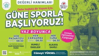 SÜLEYMANPAŞALI KADINLAR GÜNE SPORLA BAŞLAYACAK