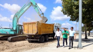 BELEDİYE BAŞKANI AKAY ÇALIŞMALARI İNCELEDİ