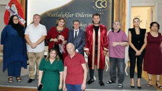 "MERİÇ-JUMANİYAZOVA ÇİFTİNİN MUTLULUKLARINA ORTAK OLDUK"