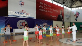 YAZ SPOR OKULUNDA EĞİTİMLER DEVAM EDİYOR