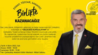 AHMET ÇETİN, PROJELERİNİ AÇIKLAYACAK