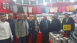 MUZAFFER YAZTEPE VE EKİBİ, ZİYARETLERİNİ SÜRDÜRÜYOR