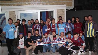 ÇERKEZKÖY, TRABZONSPORU’UN UEFA MAÇINDA TEK YÜREK OLDU