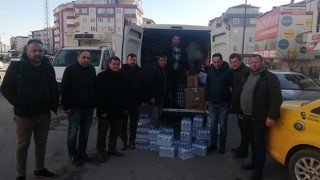 ŞOFÖRLERDEN DEPREMZEDELERE DESTEK
