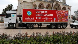 DEPREM SİMÜLASYON TIRI ÇERKEZKÖY’DE