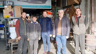 KAMİL ÇETİNTAŞ, ZİYARETLERİNİ SÜRDÜRÜYOR