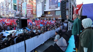 ÇERKEZKÖY’DE ERDOĞAN’I 75 BİN KİŞİ TAKİP ETTİ