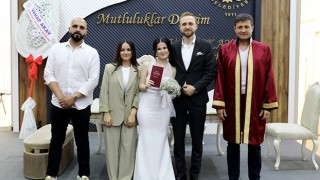 GENÇ ÇİFTİN NİKAHINI AKAY KIYDI