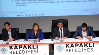 KAPAKLI BELEDİYE MECLİSİ, KANAT BAŞKANLIĞINDA TOPLANDI