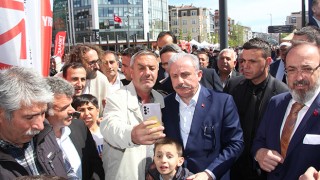 MECLİS BAŞKANI ŞENTOP’TAN ESNAF ZİYARETİ