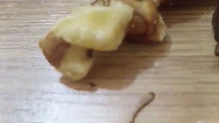 MARKETTEN ALDIĞI ÜRÜNDEN KURT ÇIKTI