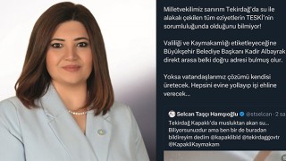 TEKİRDAĞ MİLLETVEKİLİNDEN BÜYÜK GAF!