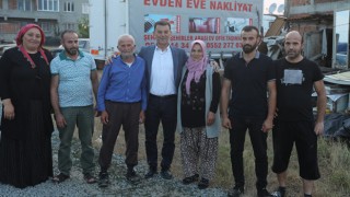 MUSTAFA ÇETİN, EV ZİYARETLERİNİ SÜRDÜRÜYOR