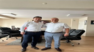 KOÇAK'TAN ÇERKEZKÖY İLÇE EMNİYET MÜDÜRÜ VATANEL'E ZİYARET