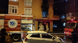 5 KATLI BİNANIN BİRİNCİ KATINDA YANGIN ÇIKTI
