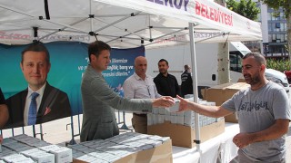 ÇERKEZKÖY BELEDİYESİ KANDİL SİMİDİ DAĞITTI