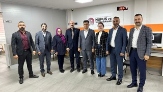 MHP’DEN NÜFUS MÜDÜRLÜĞÜNE ZİYARET