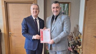 AHMET AYDENİZ ADAYLIK BAŞVURUSUNU YAPTI