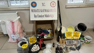 EVDE BARUT SATAN KİŞİ YAKALANDI