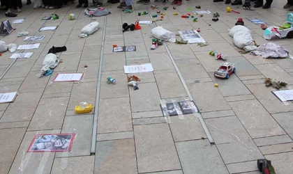 DÜNYA ŞEHİT ÇOCUKLARI GÜNÜ’NDE FİLİSTİN’DE ÖLEN ÇOCUKLARI ANILDI