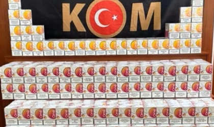 KAÇAK SİGARALARLA YAKALANDILAR