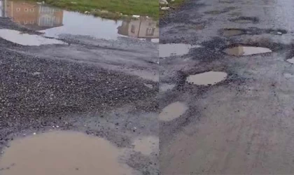 KIZILPINAR’DA UNUTULAN YOL KÖSTEBEK YUVASINA DÖNDÜ