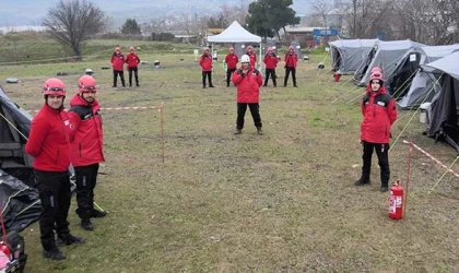 ÇOSB ARAMA KURTARMA EKİBİ AKREDİTE OLDU