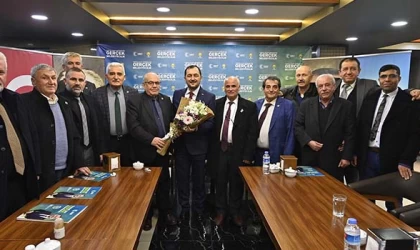 CÜNEYT YÜKSEL ÇERKEZKÖYLÜ MUHTARLARLA BULUŞTU