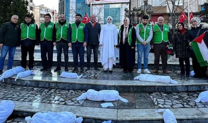 KAPAKLI'DA GAZZE İÇİN ACİL ATEŞKES ÇAĞRISINDA BULUNULDU