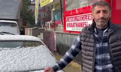 KAR YAĞIŞI ÇERKEZKÖY’DE SEVİNÇLE KARŞILANDI
