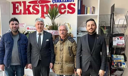 YILMAZ VE KARAHAN’DAN GAZETECİLER GÜNÜ ZİYARETİ