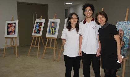 FEN LİSESİ ÖĞRENCİLERİNİN ESERLERİ GÖRÜCÜYE ÇIKTI