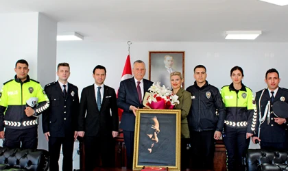 KAYMAKAM GÜNLÜ’YE POLİS HAFTASI ZİYARETİ