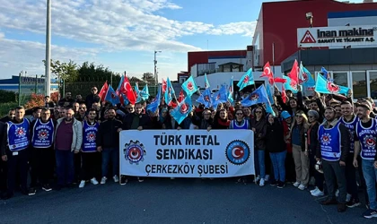 TÜRK METAL, İNAN MAKİNE’DE EYLEMLERİNİ SÜRDÜRÜYOR