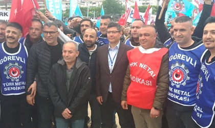 TÜRK METAL İŞÇİLERİ 1 MAYIS’I BURSA’DA KUTLADI