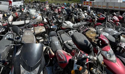 757 ADET MOTOR İHALEYLE SATILDI