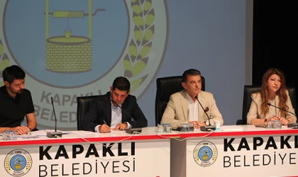 KAPAKLI BELEDİYE MECLİSİ TOPLANDI