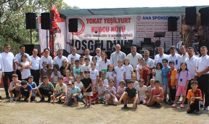 KUŞÇU KÖYLÜLER ŞÖLENDE BİR ARAYA GELDİ